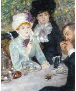 Pierre-Auguste Renoir, Nach dem Mittagessen (La fin du Déjeuner). 1879