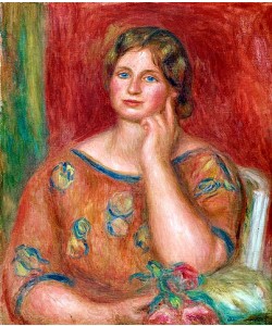 Pierre-Auguste Renoir, Bildnis Gertrud Osthaus. 1913