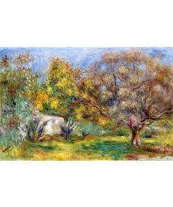 Pierre-Auguste Renoir, Garten mit Olivenbäumen (Jardin d'oliviers). Um 1910