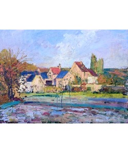 Camille Pissarro, Landschaft bei Pontoise.