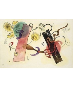 Wassily Kandinsky, Taches: Verte et Rose. 1935.