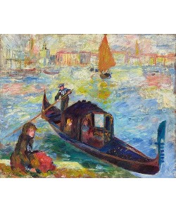 Pierre-Auguste Renoir, Gondel, Venedig. 1881