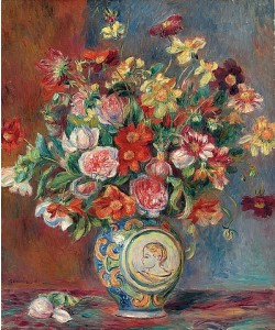 Pierre-Auguste Renoir, Blumenvase (Vase de fleurs). 1881