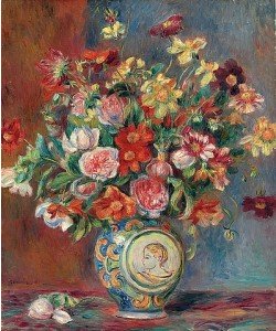 Pierre-Auguste Renoir, Blumenvase (Vase de fleurs). 1881