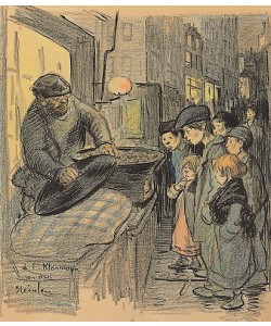 Théophile-Alexandre Steinlen, Esskastanienverkäufer (Vendeur de châtaignes).