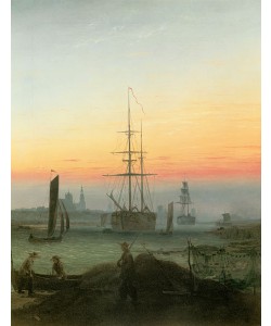Caspar David Friedrich, HAFEN VON GREIFSWALD