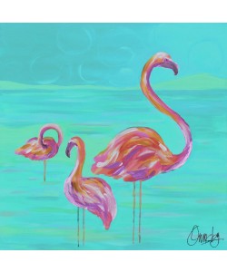 Anne Ormsby, duo-flamingos