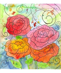 Beverly Dyer, May Roses II