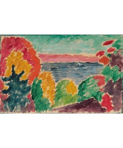 Alexej von Jawlensky, Landschaft am Genfer See. 1914