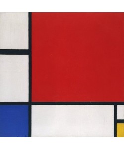 Piet Mondrian, Komposition mit Rot, Gelb und Blau. 1930.