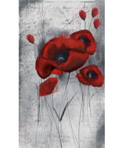 Cynthia Alvarez, Red Flowers 1