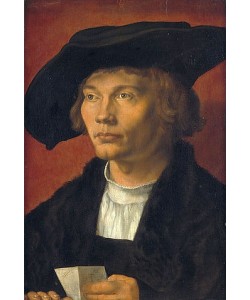 Albrecht Dürer, Bildnis eines jungen Mannes (Bernhard von Reesen?). 1521