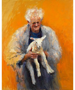 Dinie Boogaart, Old man with lamb