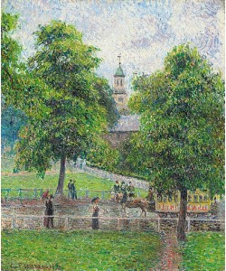 Camille Pissarro, Saint Anne's Church, Kew, London. 1892