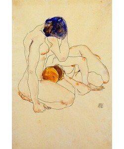 Egon Schiele, Zwei Freundinnen. 1912