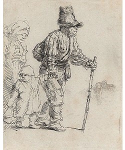 Rijn van Rembrandt, Rondtrekkende boeren familie