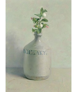 Henk Helmantel, Japanese saki bottle with snowberry