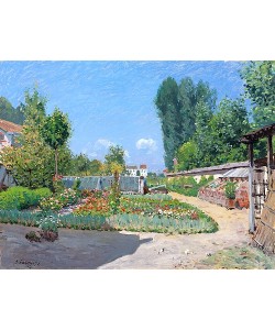 Alfred Sisley, Der Gemüsegarten (Le Potager). 1872