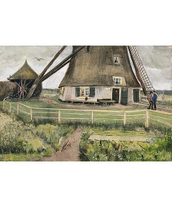 Vincent van Gogh, Die Laakmolen bei Den Haag (Die Windmühle). Juli 1882