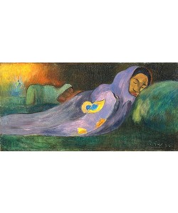 Paul Gauguin, Der Traum (Le Rêve, Moe Moea). Tahiti, 1892