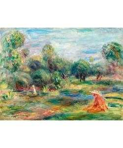 Pierre-Auguste Renoir, Landschaft bei Cagnes. 1907-1908.
