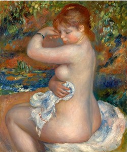Pierre-Auguste Renoir, Badende. / Baigneuse. 1888.