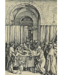 Albrecht Dürer, Marienleben: Das Opfer Joachims. Um 1503/04.