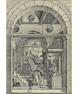 Albrecht Dürer, Marienleben: Verkündigung. Um 1503.