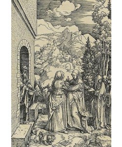Albrecht Dürer, Marienleben: Die Heimsuchung. Um 1503