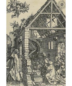 Albrecht Dürer, Marienleben: Geburt Christi. Um 1503.