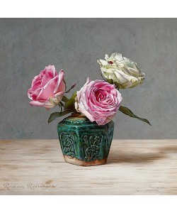 Roman Reisinger, Still life with roses
