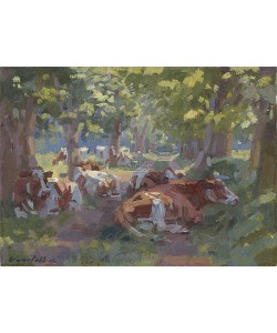 Hans Versfelt, Cattle in the shade of the trees