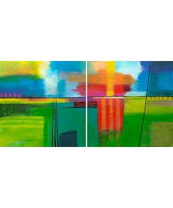 Y. Hope, Sunny day (diptych)