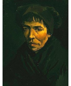 Vincent van Gogh, Kopf einer Bäuerin / Tête de Paysanne. 1885.