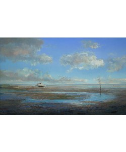 Rein Pol, Mudflats with Trimaran