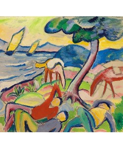 August Macke, Schlafende Reiter. 1910