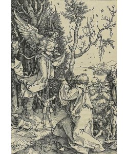 Albrecht Dürer, Marienleben: : Die Verkündigung an Joachim. 1504.