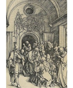 Albrecht Dürer, Marienleben: Beschneidung. Um 1503/04