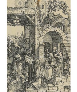 Albrecht Dürer, Marienleben: Anbetung der Könige. Um 1503.
