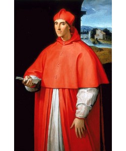 Raffael (Raffaello Sanzio), Porträt des Kardinals Alessandro Farnese. Um 1509-1511.