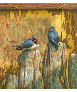 Erik van Ommen, Swallows against gold