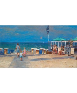 Hans Versfelt, Strandopgang met strandtent