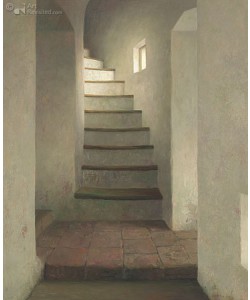 Henk HELMANTEL, Muurtrap in Kasteel Ammersoyen