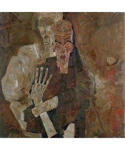 Egon Schiele, Selbstseher II (Tod und Mann). 1911