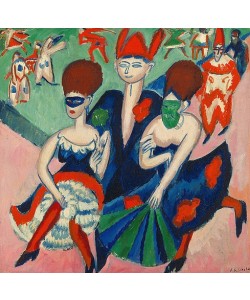Ernst Ludwig Kirchner, Maskentänzer. 1911.