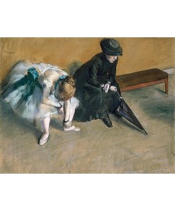 Edgar Degas, Warten. Ca. 1852