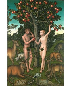 LUCAS CRANACH Der Ältere, Adam und Eva. 1526