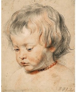 Peter Paul Rubens, Nikolaus Rubens mit Korallenschnur. Um 1619