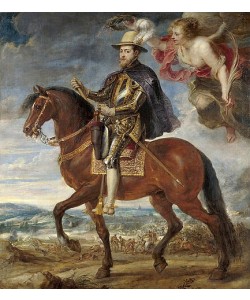 Peter Paul Rubens, König Philipp II. von Spanien (1527-1598) zu Pferde. 1628