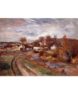 Pierre-Auguste Renoir, Landschaft in der Normandie (Paysage en Normandie). 1895